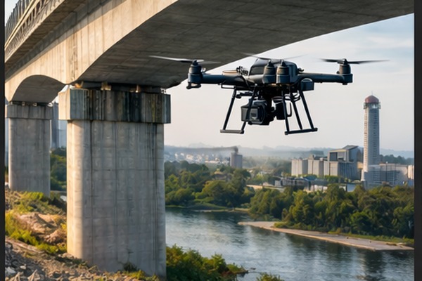 Ispezione ponte con drone - Video 8K per controllo strutturale
